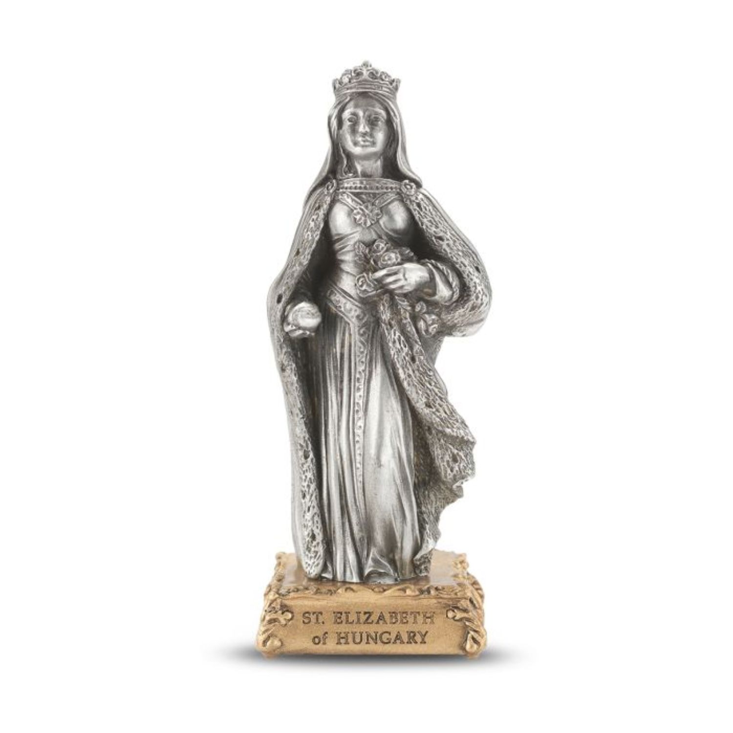 Pewter Statue 4.5 Inch St. Elizabeth 12-1799-438