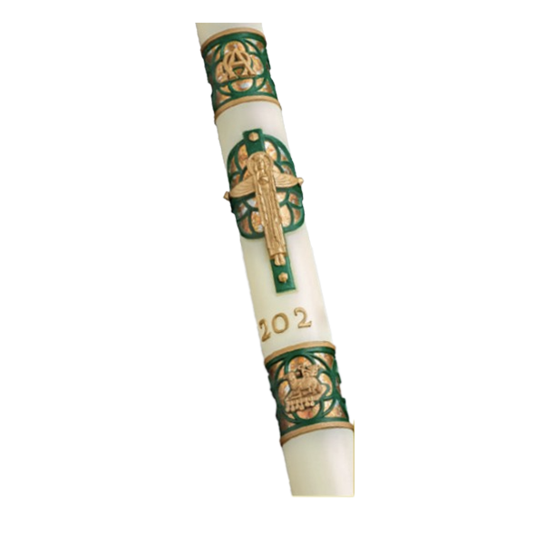 eximious¬Æ 51% Beeswax Paschal Candle Christus Rex‚Ñ¢ by Cathedral Candle