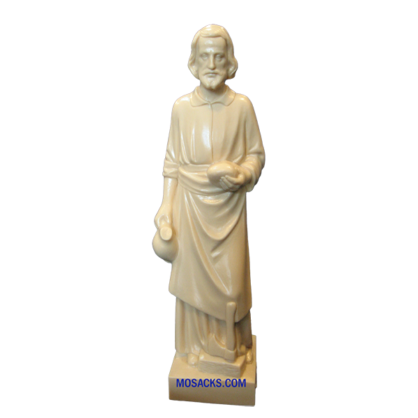 plastic St. Joseph Statue St. Joseph Plastic Statue 8" Tan