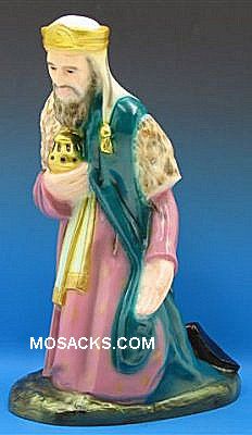 36" Scale 22 x 15 x 11 Inch Outdoor Nativity PVC Kneeling King Gaspar -SA3658C  FREE SHIPPING