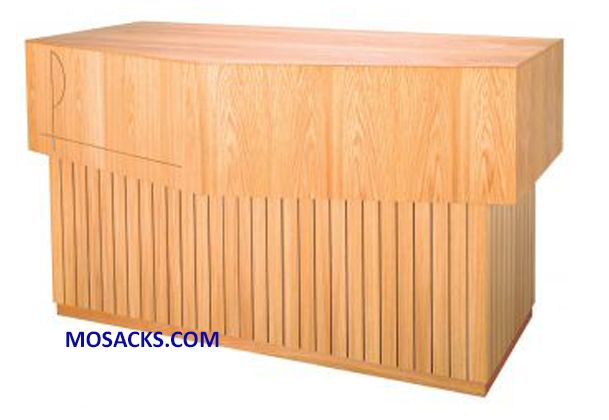 FREE SHIPPING on Wood Altar with Chi Rho symbol on the front that measures 72" wide x 36" deep x 40…