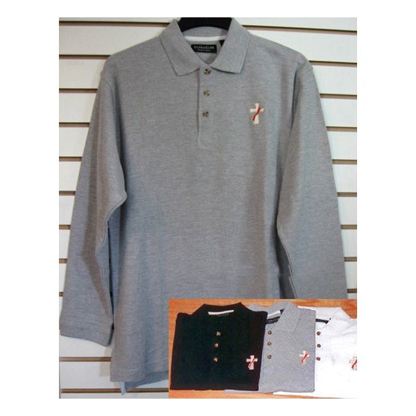 Beau Veste Men's Deacon Polo Shirt Long Sleeve-4XL