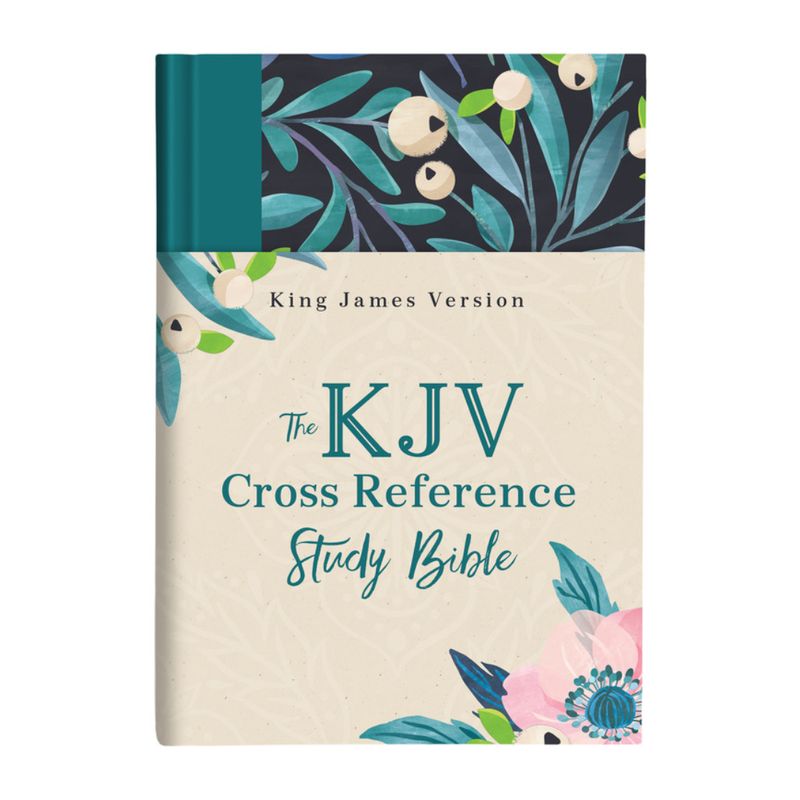KJV Cross Reference Study Bible (Turquoise Floral) -9781643526973