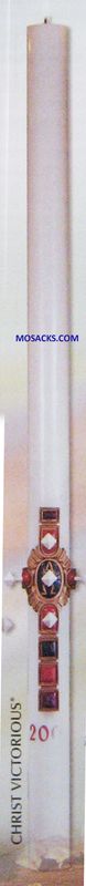 Paschal Candle Christ Victorious by Cathedral Candle