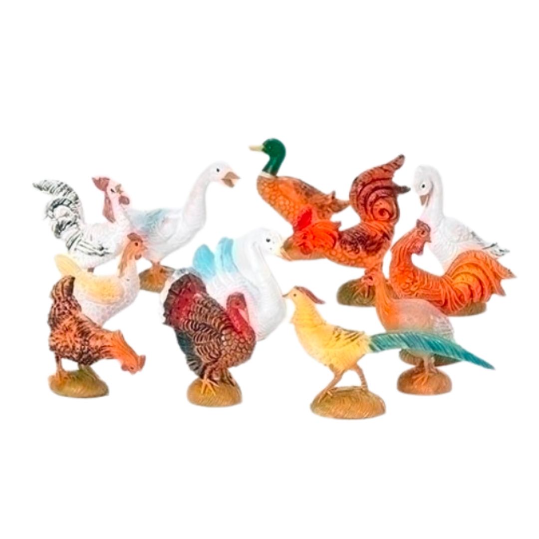 Fontanini 5" Heirloom Nativity Barnyard Birds 12-Pc. Set #51517