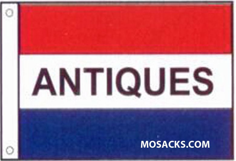 ANTIQUES 3' x 5' Nylon Message Flag, #120000