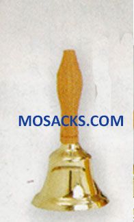 K Brand Small School Bell-K197-S Brass School Bell Silver School Bell or Gold School Bell can be en…
