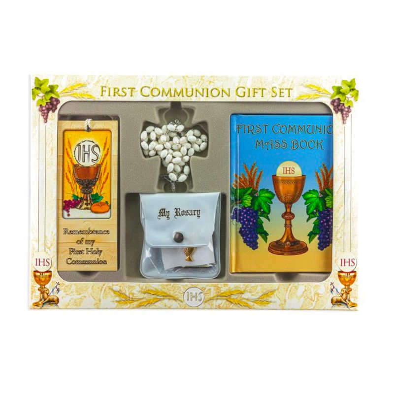 Communion Economy Chalice 6 Piece First Communion Missal Set 12-5267