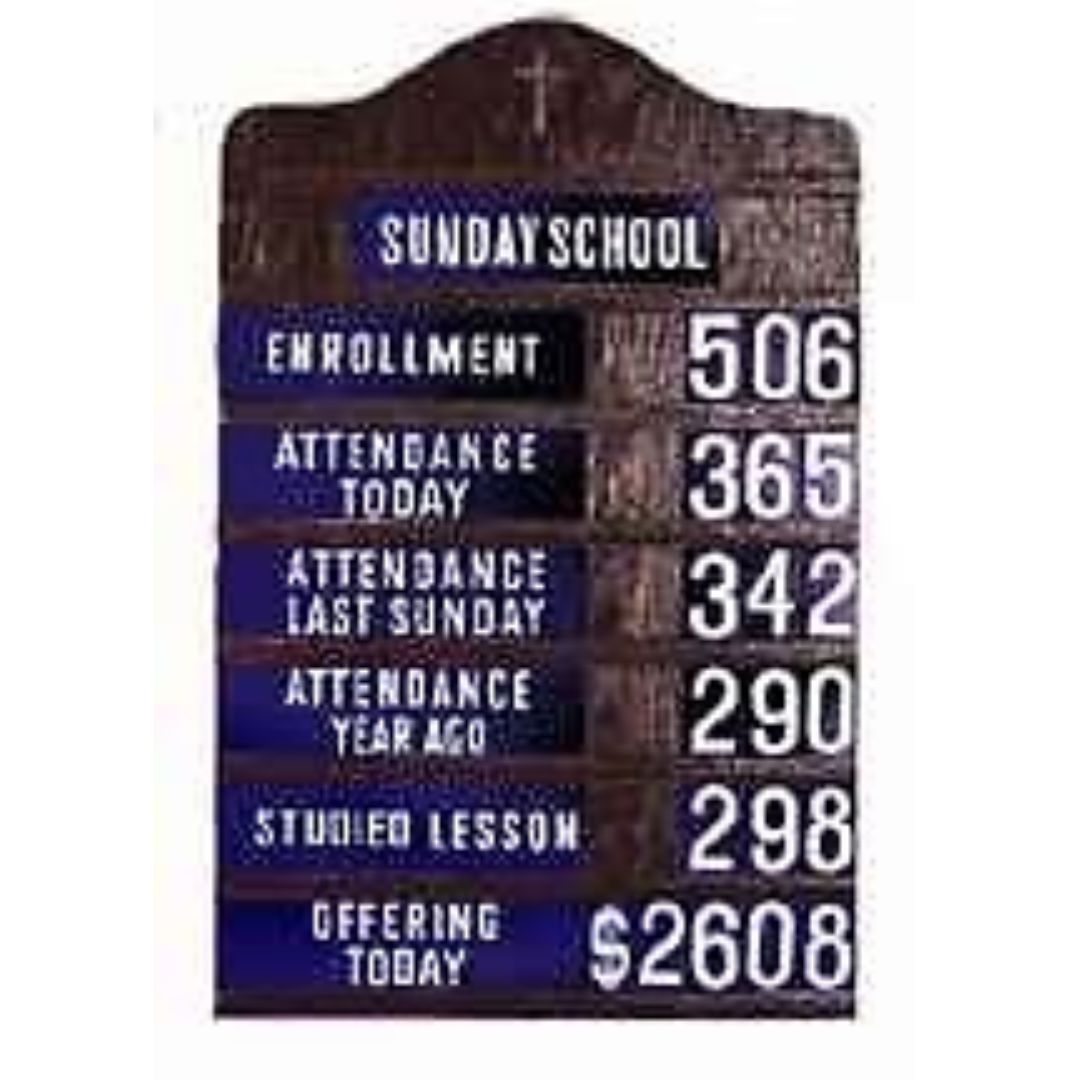 Register Board Dark Oak Stand TO7070
