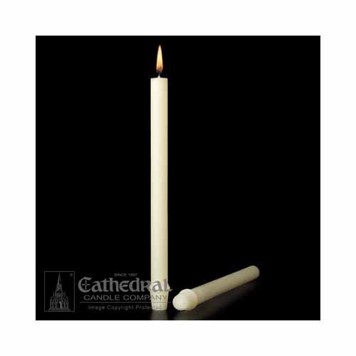 Long-Burning 100% Beeswax Altar Candle Long 2's SFE 7/8" x 23-1/4"