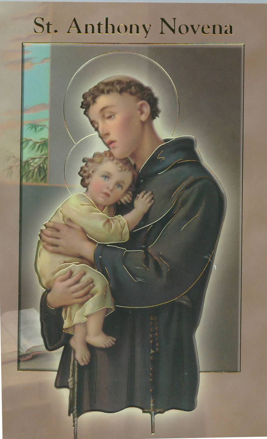 St. Anthony Novena & Prayers Book 12-2432-300 is 3.75" x 5-7/8" and 24 pages beautifully illustrate…