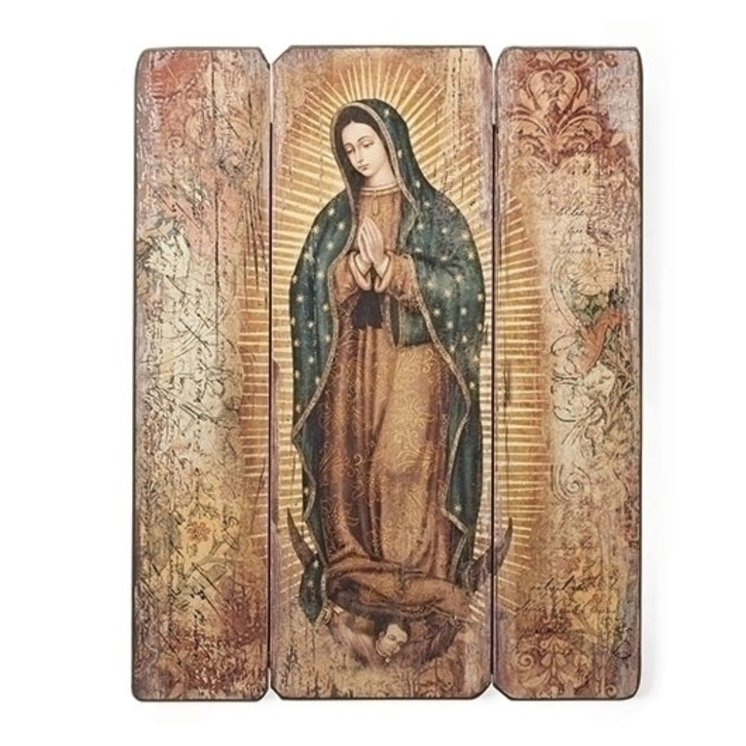 Joseph's Studio Renaissance Collection Our Lady Of Guadalupe Decorative Panel15" H 20-66421