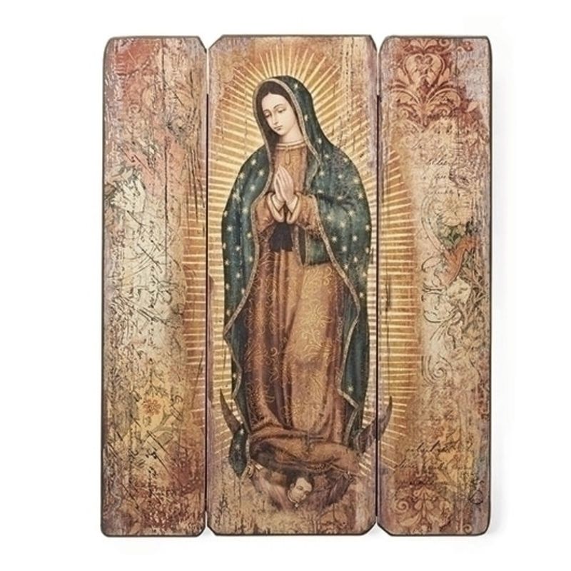 Joseph's Studio Renaissance Collection Our Lady Of Guadalupe Decorative Panel15" H 20-66421