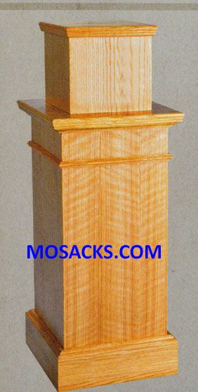 Wooden Tithe Box without Lettering without Light 16" wide x 16" x deep x 42" high 40-1160 Offering …