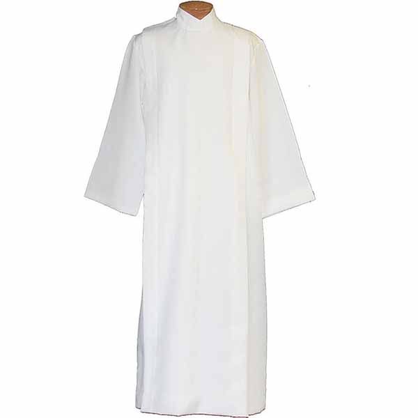 Beau Veste Front Wrap Alb #222 with Linen Weave
