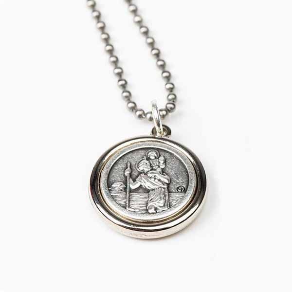 MSMH Armor of Faith Protection Bead Ball Necklace -36004SL My Saint My Hero Armor of Faith Protection Bead Ball Necklace -36004SL