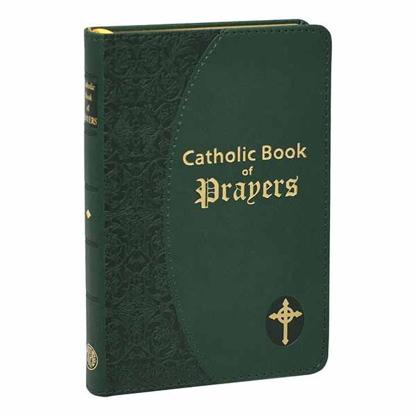 Catholic Book of Prayers comes in large type with Green Imitation Leather cover with GIANT 16 pt. T…