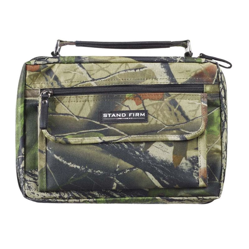 Stand Firm (Camo/Poly-Canvas) Organizer Bible Cover