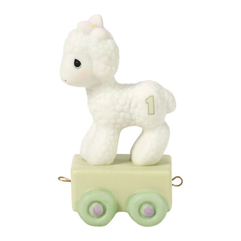Precious Moments Birthday Train, Happy Birthday Little Lamb, Age 1 3" 142021