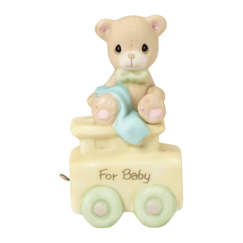 Precious Moments Birthday Train, May Your Birthday Be Warm, Newborn 3" 142020