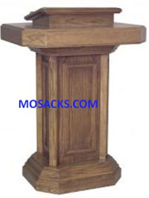 Church Furniture W Brand Wooden Pedestal Style Pulpit with Drawer 40-355