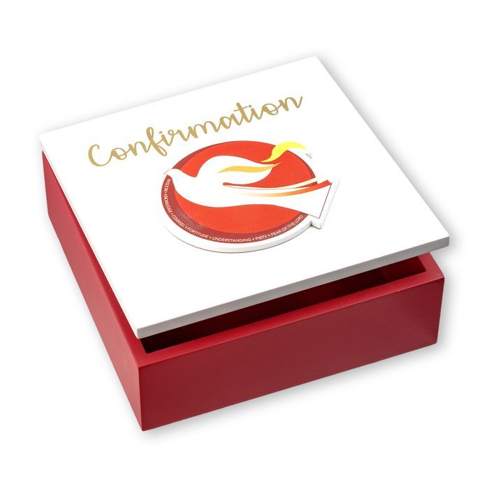 "Confirmation" Wooden Keepsake Box - 5985