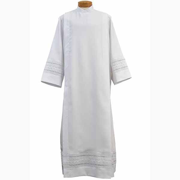 Beau Veste Front Wrap Alb #4662 with Embroidered Eyelet Beau Veste Front Wrap Alb #4662 with Embroidered Eyelet