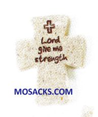 FaithStones Pocket Cross Lord Give Me Strength-601003