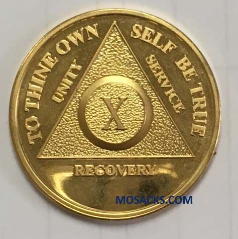 Anniversary Recovery Coin Gold Yearly 293-1126189503, Gold Yearly Anniversary Recovery Coin 293-112…