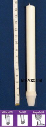Long-Burning 51% Beeswax Altar Candle Long 4's SFE, 25/32" x 15 3/8"