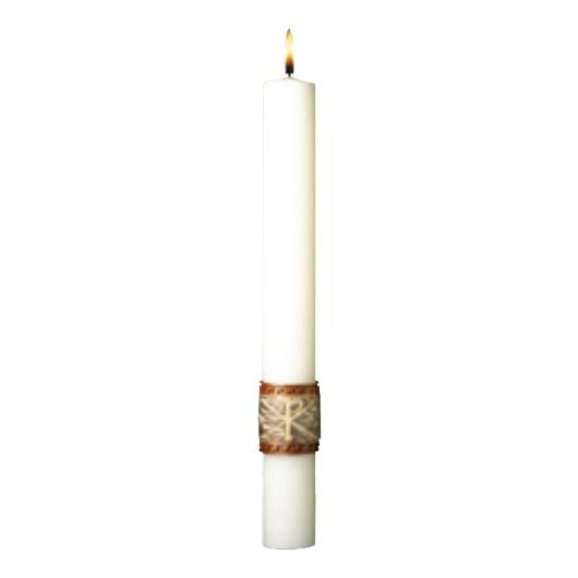 308 Eximious Luke 24 Complementing Altar Candles eximious Beeswax Paschal Candle Luke 24‚Ñ¢ Complem…