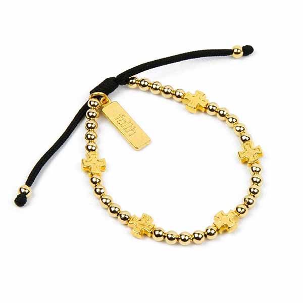 MSMH Faith Over Everything Bracelet: Gold - 26053GD MSMH Faith Over Everything Bracelet: Gold - 26053GD