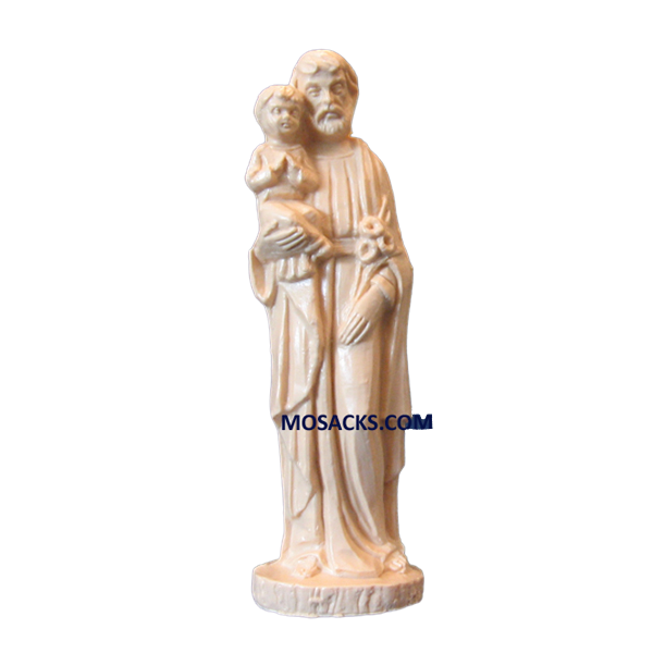 Plastic St. Joseph 6 Inch Tan Statue 185-1910