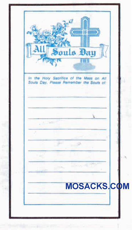 All Souls Day Offering Envelope 6-1/4 x 3-1/8 #304-332