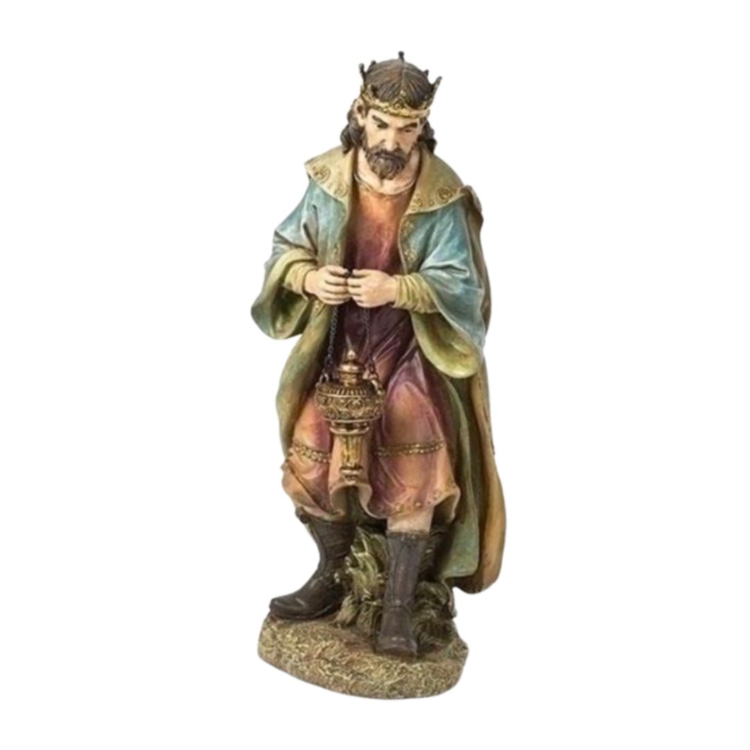 Joseph's Studio 27" Full Color Nativities Praising King Melchior #38012  FREE SHIPPING