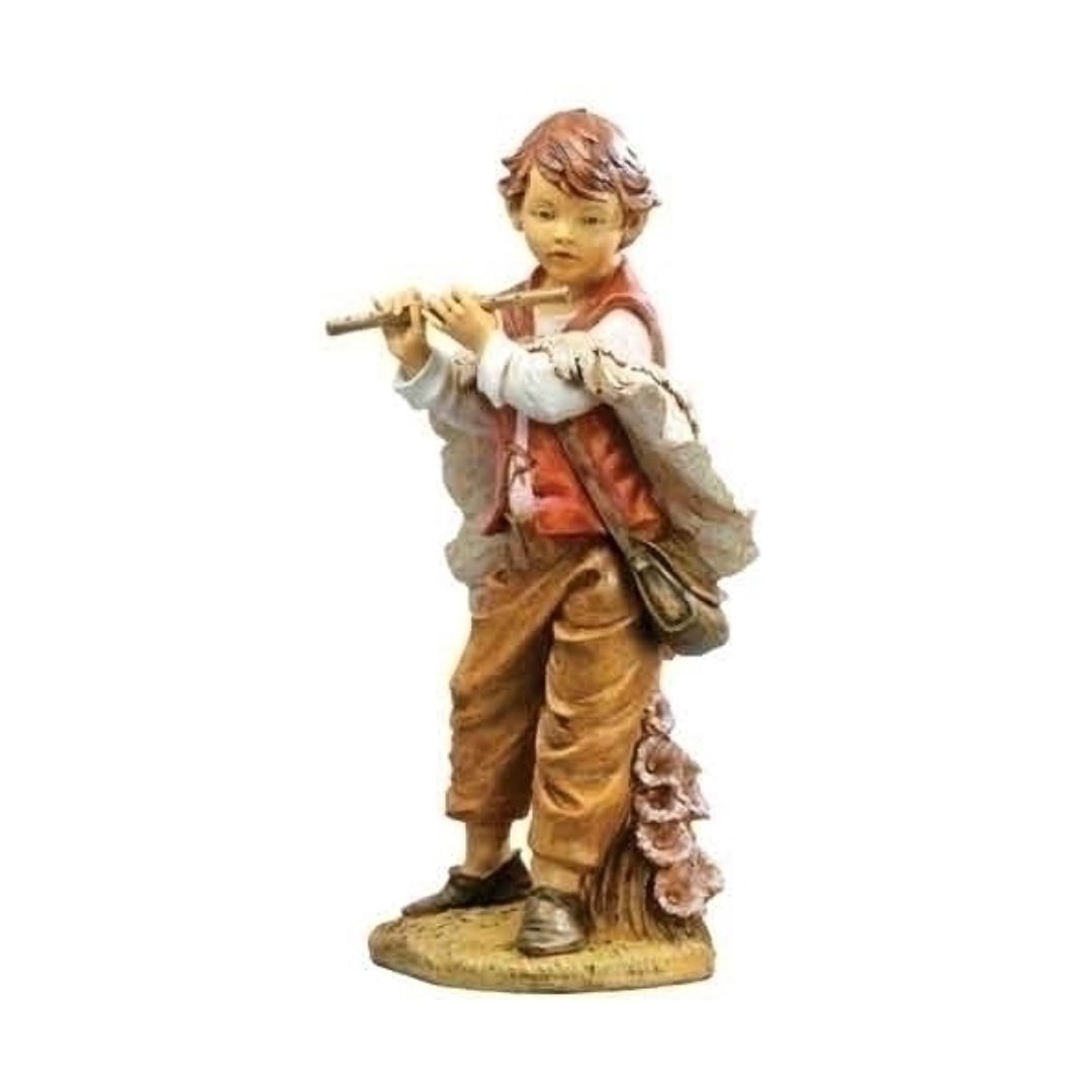 Fontanini 50" Masterpiece  Nativity Collection Michael, Boy w/Flute #52365