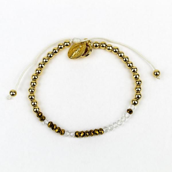 My Saint My Hero Will You Be My Godmother Bracelet-16032GD
