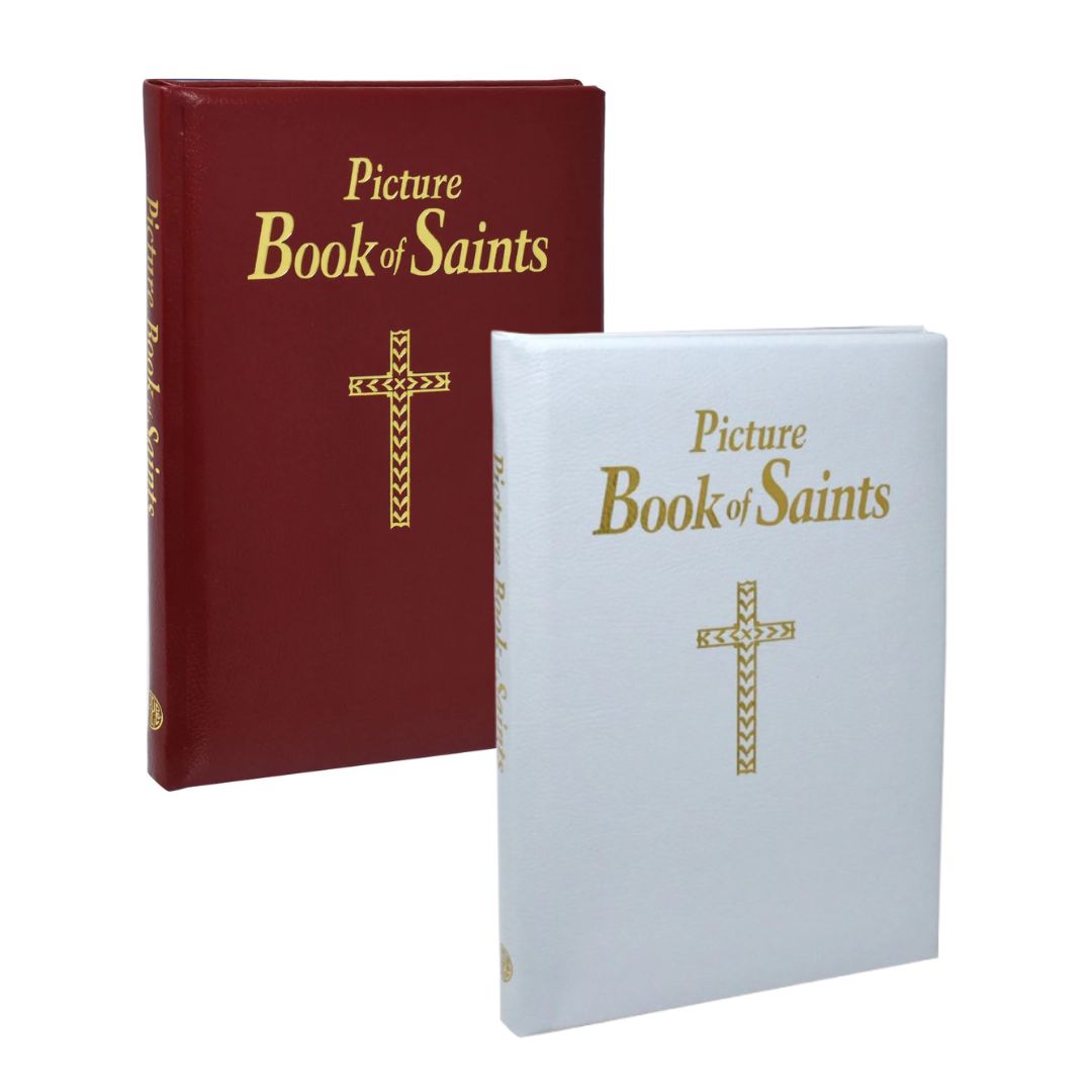 Picture Book of Saints  60-9780899422336; 235/13BG_ 9780899422329; 235/13W Catholic Book Pub Co
