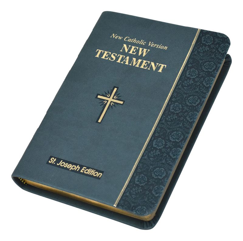 St. Joseph New Catholic Version New Testament Vest Pocket Edition Slate Dura Lux 650/19SL