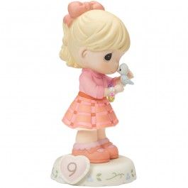 Precious Moments Growing In Grace Age 9 Blonde Girl Figurine-154036