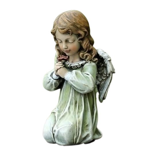 Joseph's Studio 12" Kneeling Angel Statue - 60199