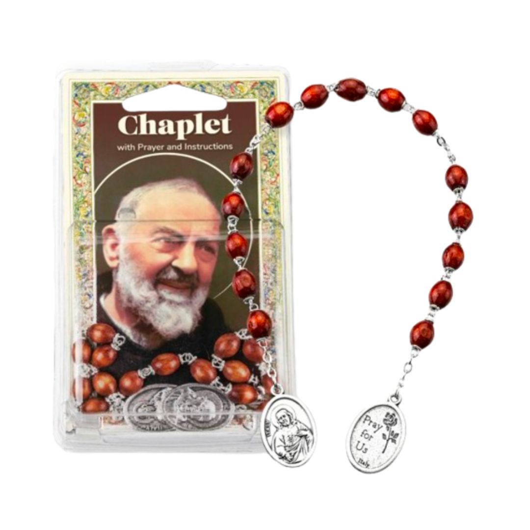 St. Padre Pio Chaplet and Prayer Card St. Padre Pio Chaplet and Prayer Card, 01073