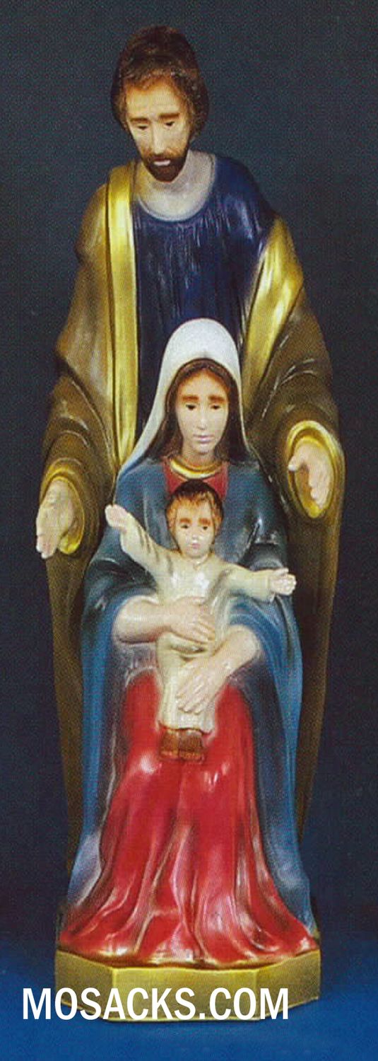 Outdoor Holy Family PVC 24 Inch-SA2400C Religious Statue Holy Family One-piece 24 Inch-SA2400C outdoor Catholic statue