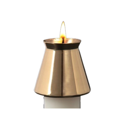Brass Candle Follower New Style 3/4 (92100101) Brass Candle Follower New Style 3/4 Inches-92100101 Cathedral Candle Brass Candle Burner New Style…