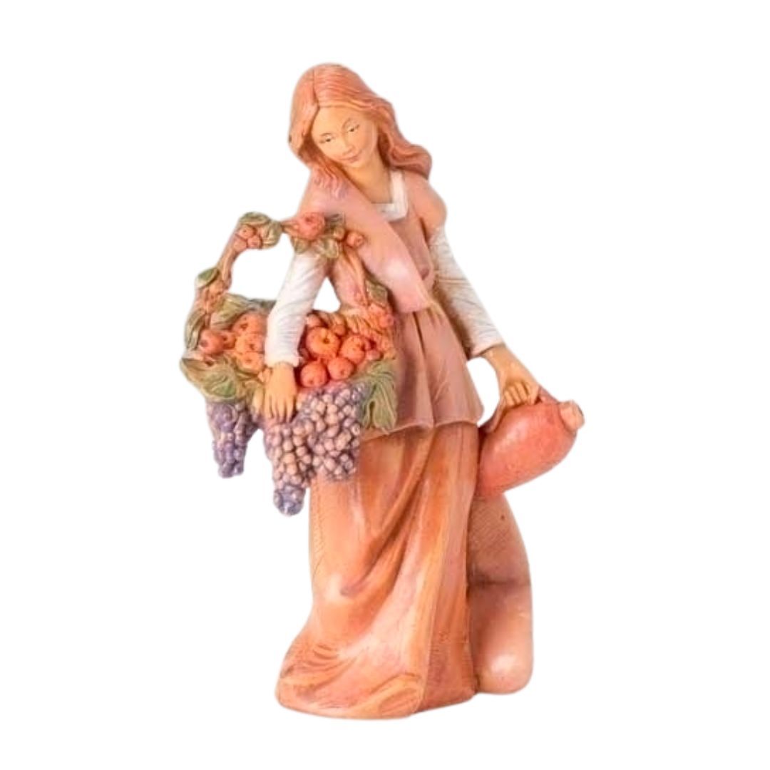 Fontanini 5" Heirloom Nativity Village Bethany Woman with Grapes #57526