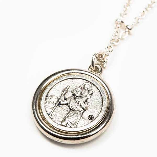 My Saint My Hero Armor of Faith Protection Chain Necklace - 36003SL