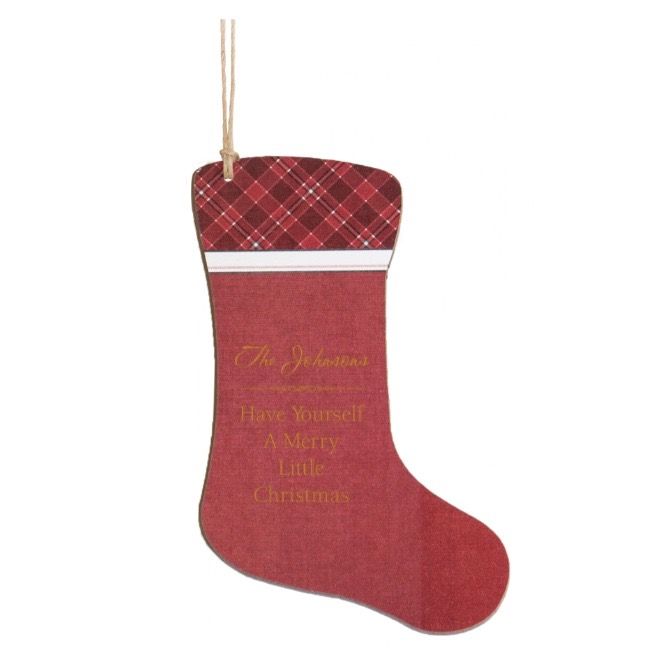 Stocking Ornament (Personalized) - ZORN0428