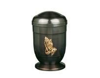 Memorial Urn Praying Hands 421-U-120 measures 11.75" high