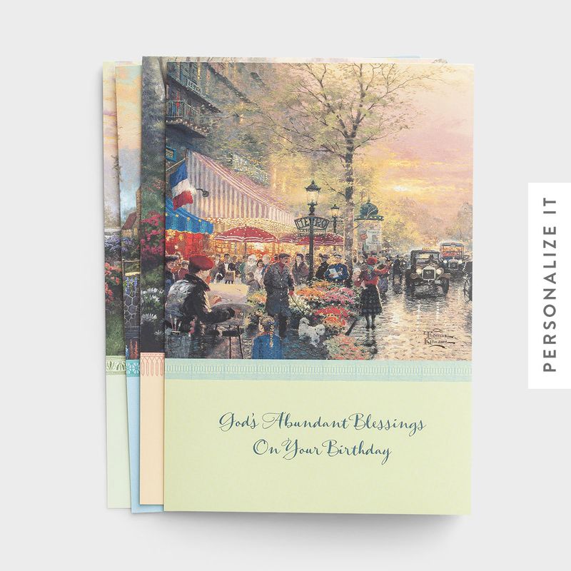 Dayspring - Boxed Cards - Birthday, Thomas Kincade, 51723