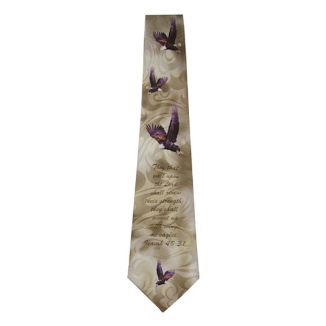 Mount Up With Wings Brown Necktie Mount Up WIth Wings Brown Necktie-81411
